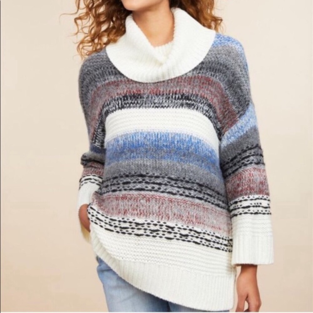 Maternity Motherhood Stripe Multicolored Sweater
